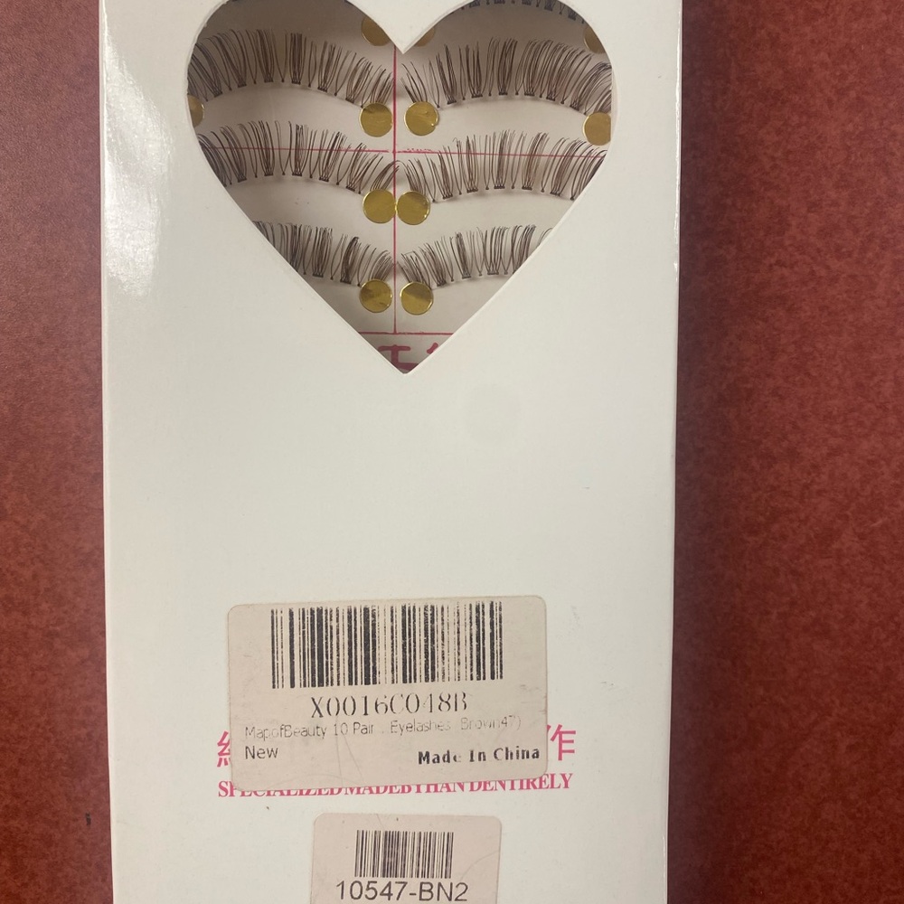 Natural Brown False Eyelashes Set